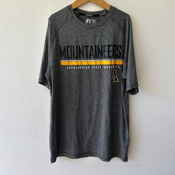 Appalachian State Mountaineers T-shirt Womens Medium Gray Short Sleeve Russell - Picture 1 of 4
